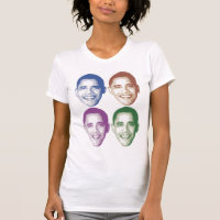 Obama coloré fait face