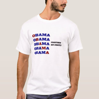 T-shirt Obama ensemble nous pouvons