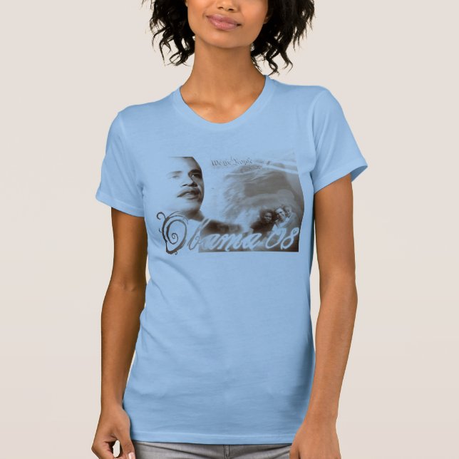 T-shirt Obama et famille - customisés (Devant)