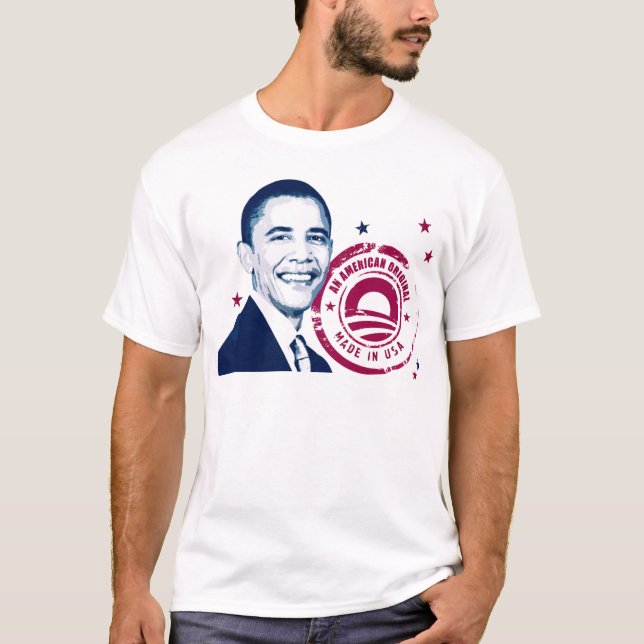 T-shirt Obama - fabriqué aux Etats-Unis (Devant)