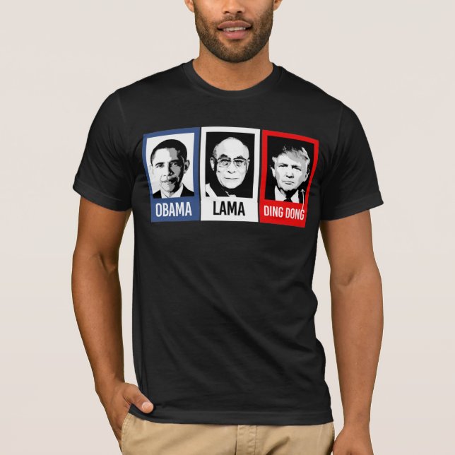 T-SHIRT OBAMA LAMA (Devant)