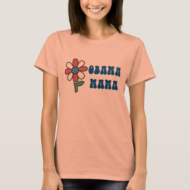 T-shirt Obama Mama Tee - shirts (Devant)