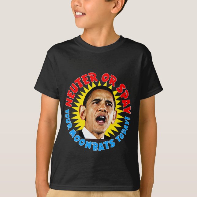 T-shirt Obama Moonbats neutre (Devant)