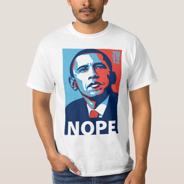 T-shirt Obama NOPE (Devant)