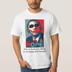 T-shirt Obama Nope