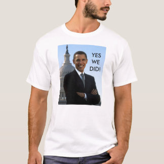 T-shirt Obama oui nous avons fait !