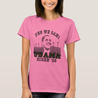T-shirt Obama oui nous pouvons longtemps gainer la chemise
