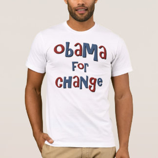 T-shirt Obama pour le changement
