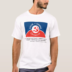 T-shirt Obama pour le changement - hommes