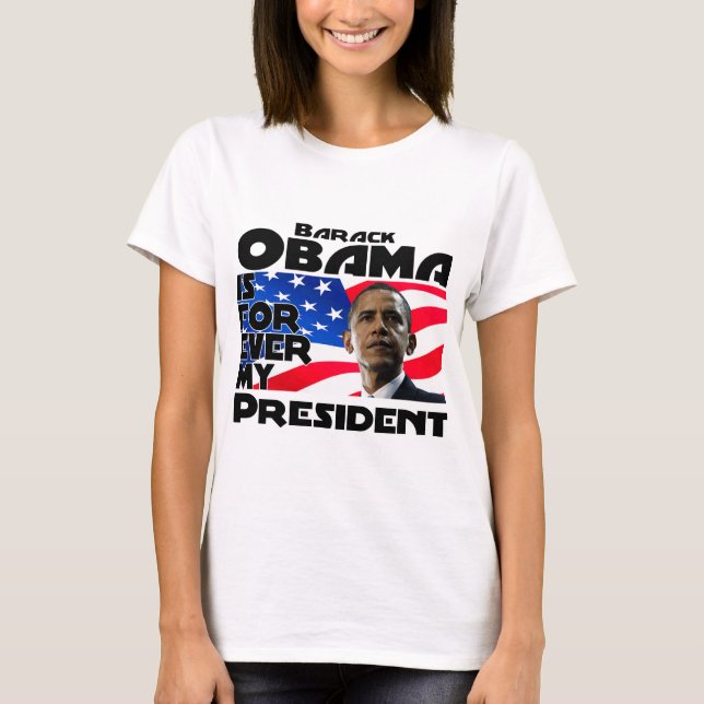 T-shirt Obama pour toujours (Devant)