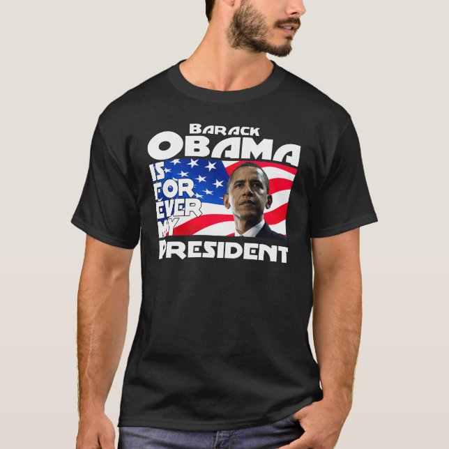 T-shirt Obama pour toujours (Devant)
