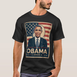 T-shirt Obama Président Vintage 2028 Obama _
