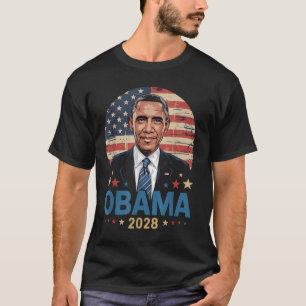T-shirt Obama Président Vintage 2028 Obama _44