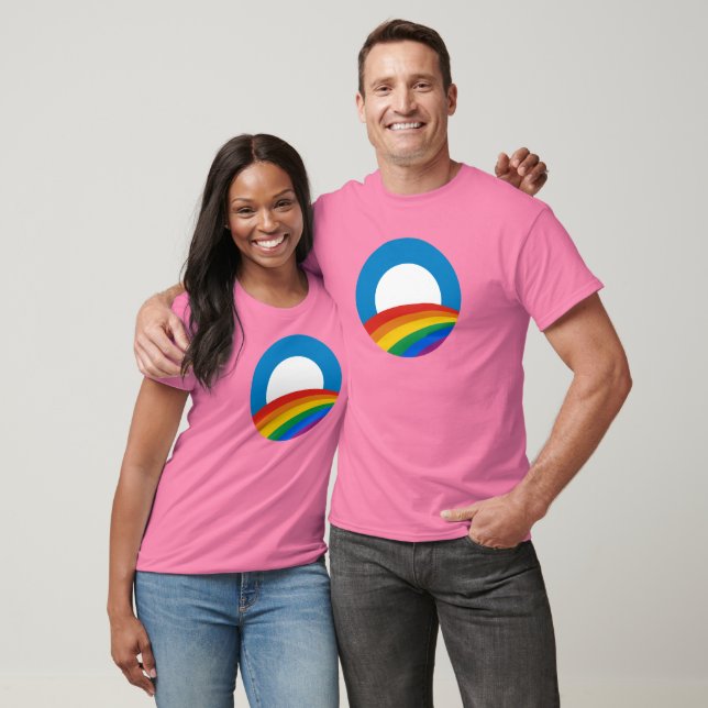 T-shirt Obama Rainbow (Unisexe)