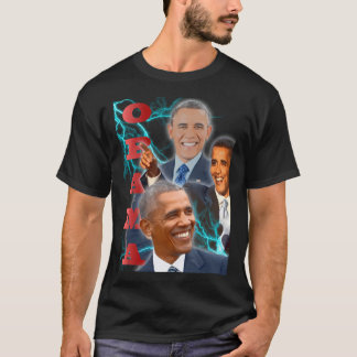 T-shirt Obama, rap Vintage