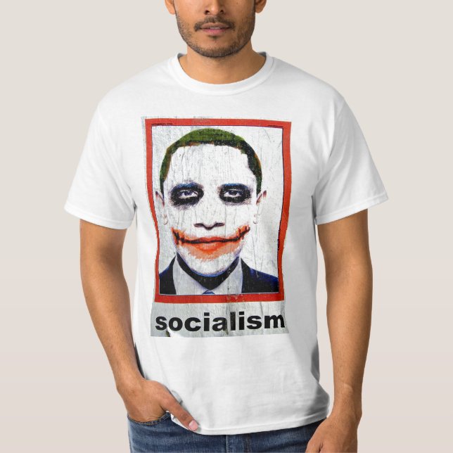 T-shirt Obama socialiste (Devant)