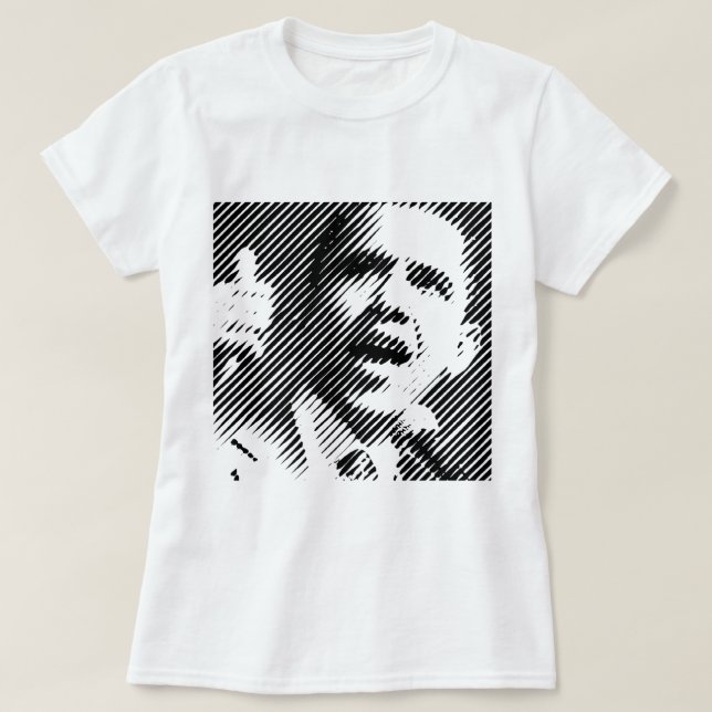 T-shirt Obama sourit (Design devant)