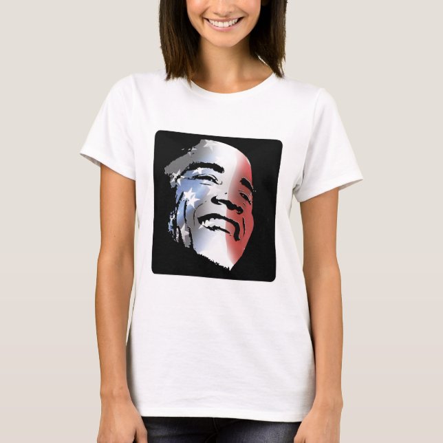 T-shirt Obama StStripe 3black (Devant)
