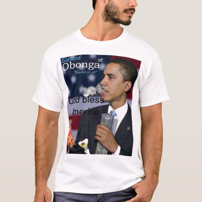 T-shirt obama-tabagisme (Devant)