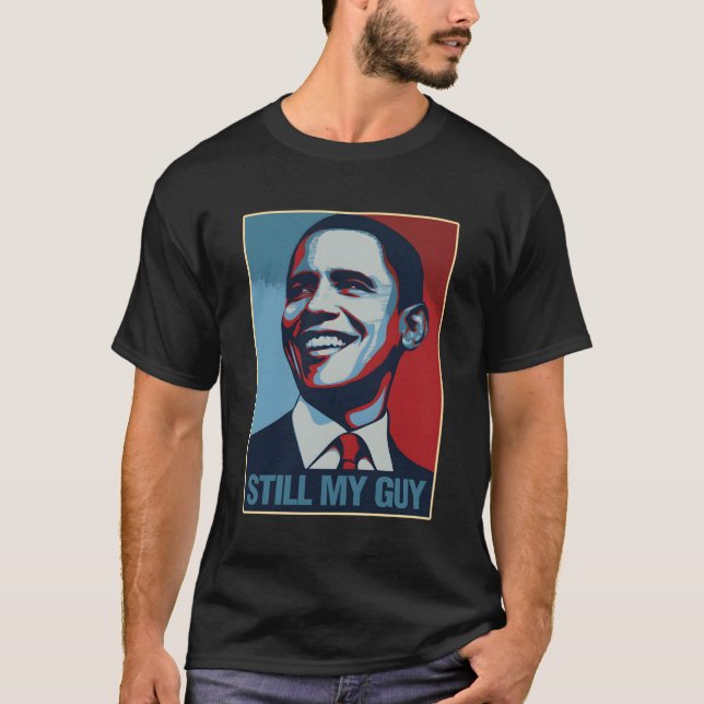 T-shirt Obama toujours mon type Barack Obama (Devant)