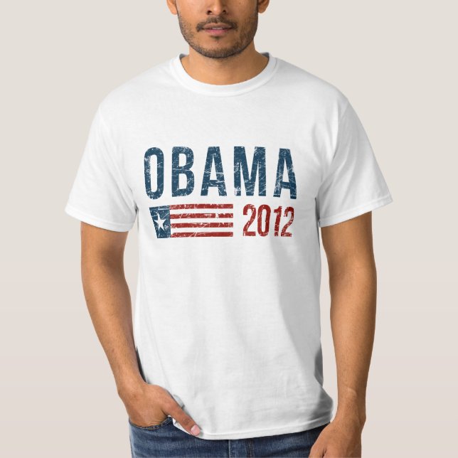 T-shirt Obama vintage (Devant)