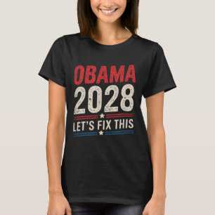 T-shirt Obama Vintage rétro patriotique 2028
