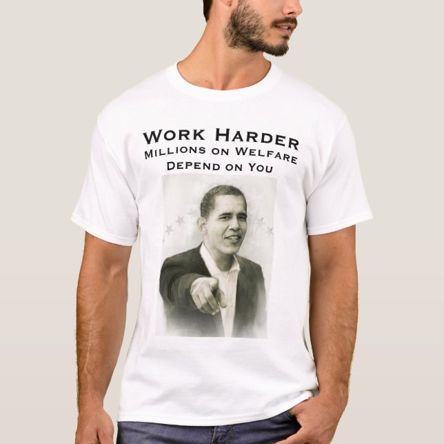 T-shirt obama vous veut (Devant)