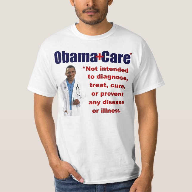 T-shirt ObamaCare : Anti Obama (Devant)