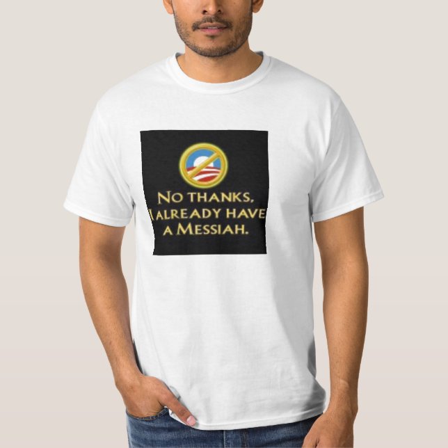 T-shirt ObamaMessiah (Devant)