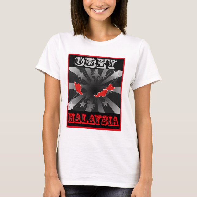 T-shirt Obéissez la Malaisie (Devant)