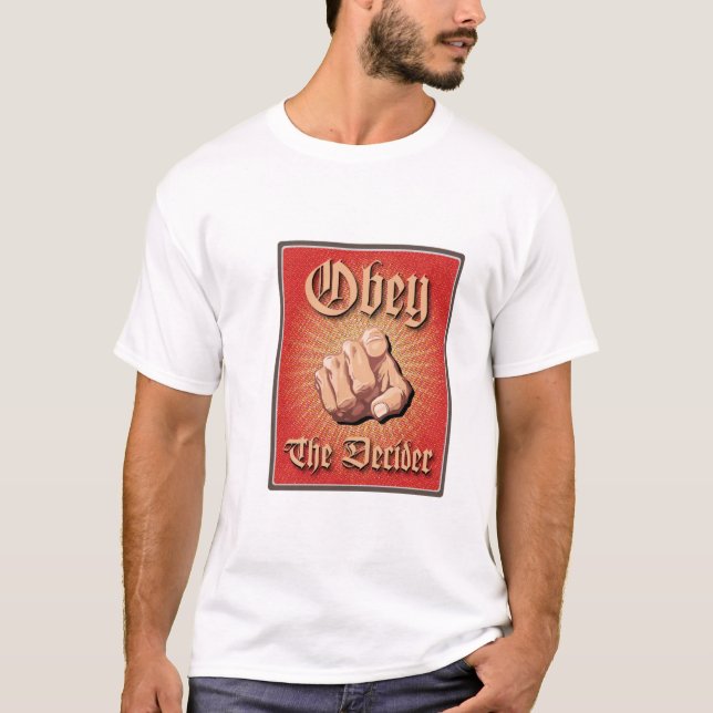 T-shirt Obéissez le but décisif (Devant)