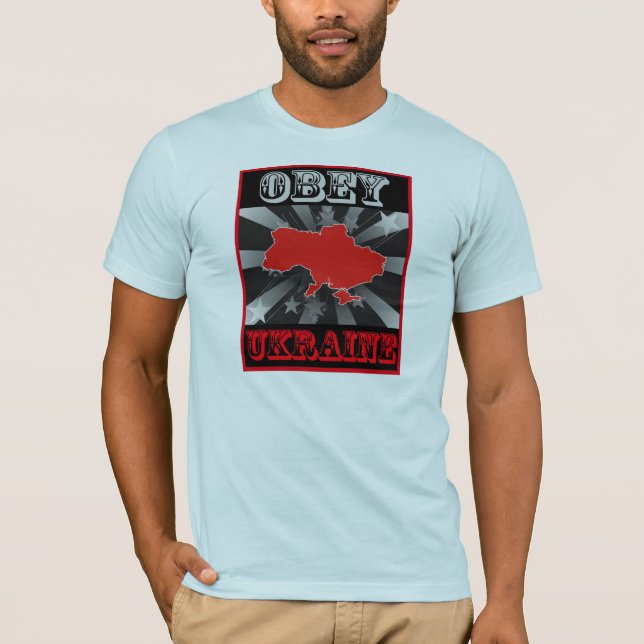 T-shirt Obéissez l'Ukraine (Devant)