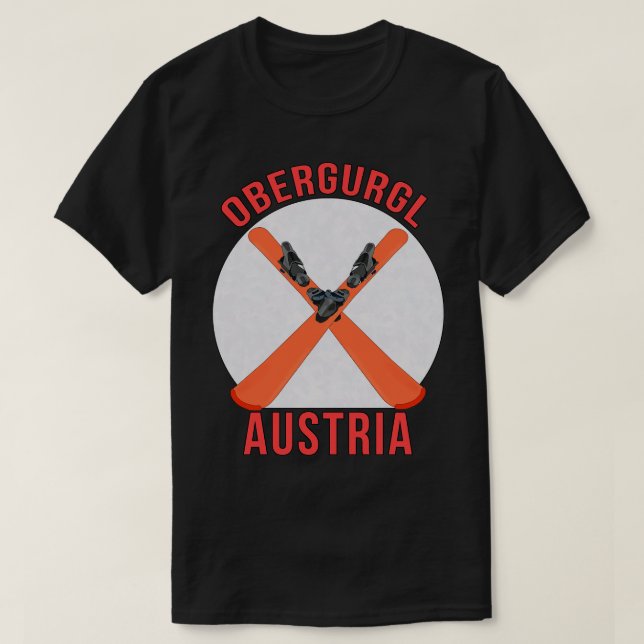 T-shirt Obergurgl Autriche (Design devant)