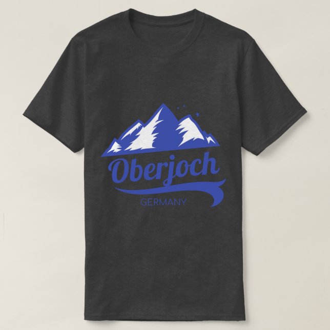 T-shirt Oberjoch ski Allemagne (Design devant)
