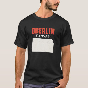 T-shirt Oberlin Kansas USA State America Travel Kansas