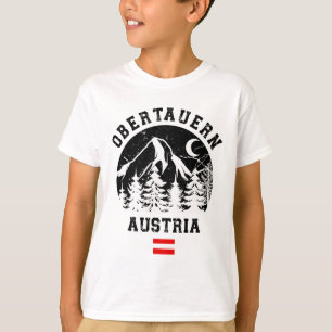 T-shirt Obertauern Autriche Alpes Station de ski alpin Ski