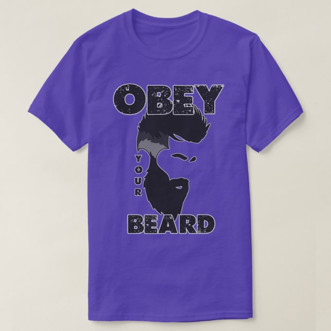T-shirt Obey Beard Beardo Design 2 (Design devant)