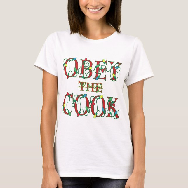 T-shirt Obey Cook dit les lumières des fêtes (Devant)