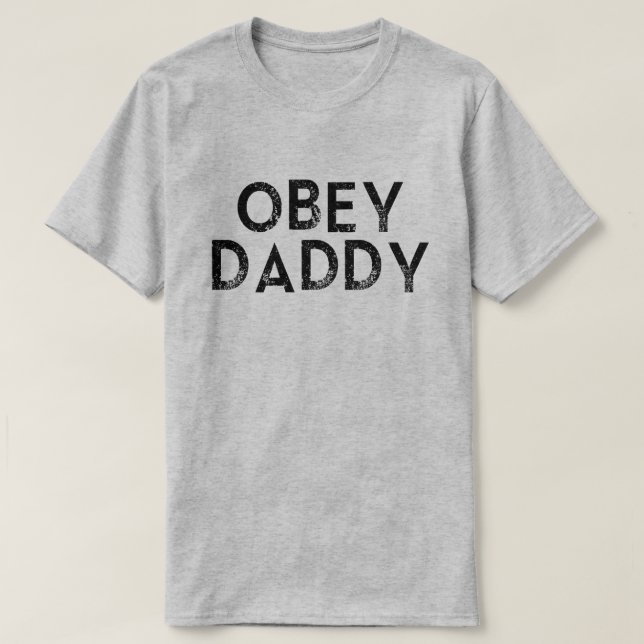 T-SHIRT OBEY DADDY (Design devant)
