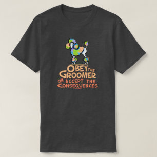 T-shirt Obey Le Groomer Rainbow Poodle