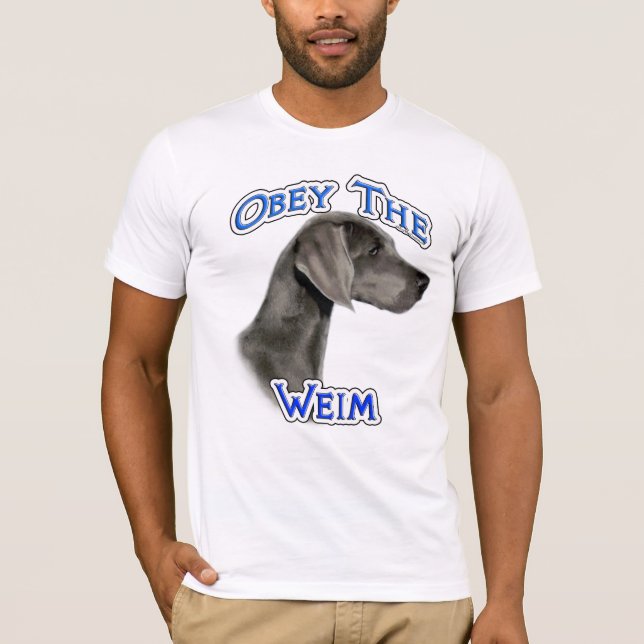 T-shirt Obey le Weimaraner (Devant)