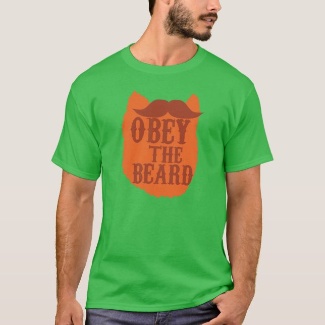 T-shirt OBEY the BEARD (Devant)