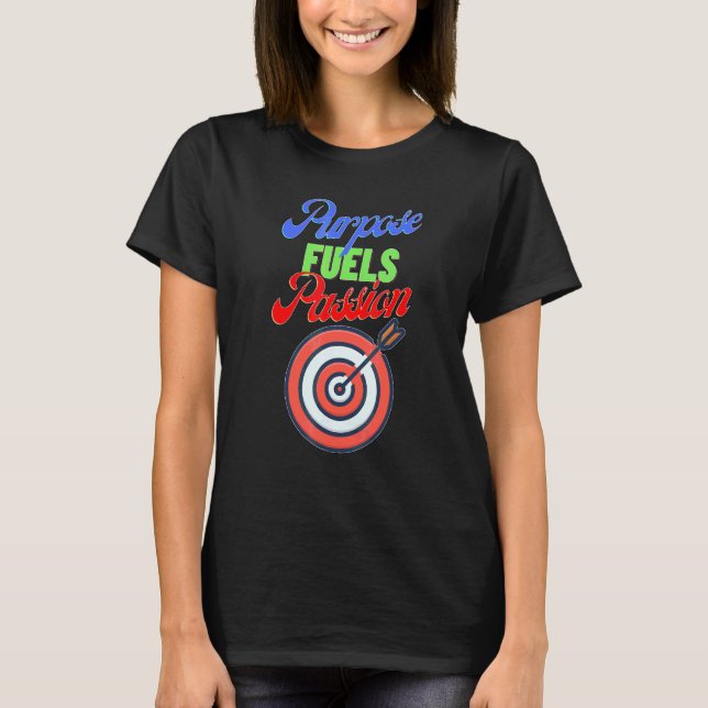 T-shirt Objectif Alimente La Passion Blanche (Devant)