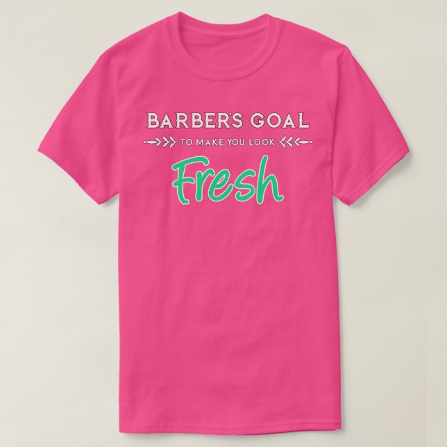 T-shirt Objectif Barberx27s (Design devant)