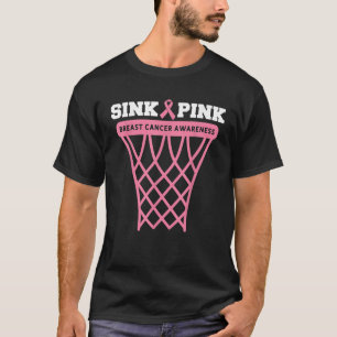 T-shirt Objectif de basketball de sensibilisation au cance