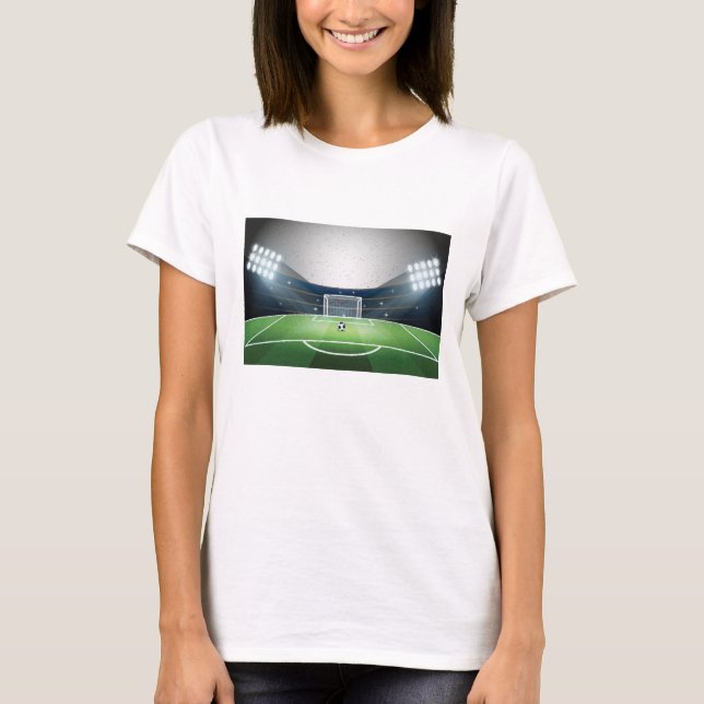 T-shirt Objectif de football Arrière - plan (Devant)