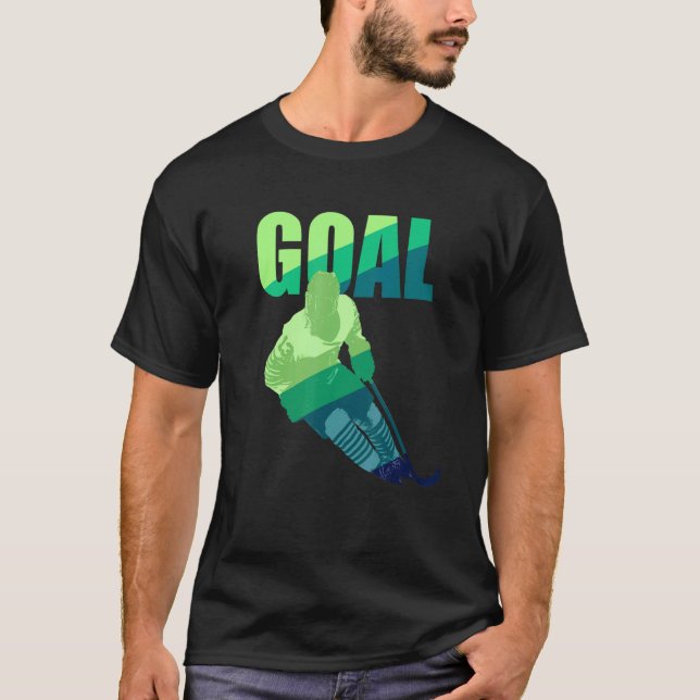 T-shirt Objectif de hockey sur glace (Devant)