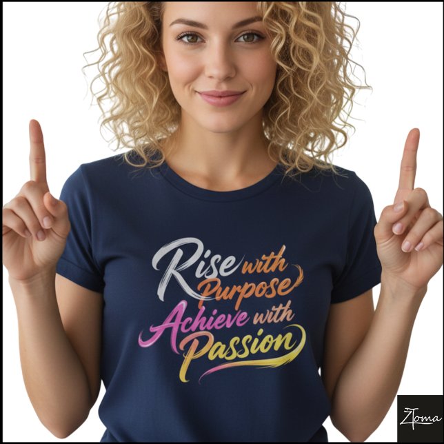T-shirt Objectif de montée Réaliser la passion graphique n (Sample design. Several style are available to choose from, with the option to add a name & color.
)