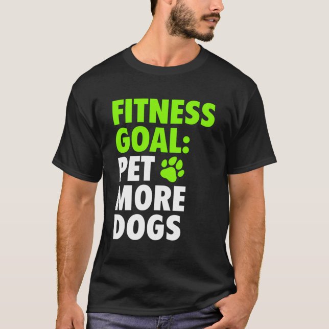 T-shirt Objectif de remise en forme Animaux de compagnie P (Devant)
