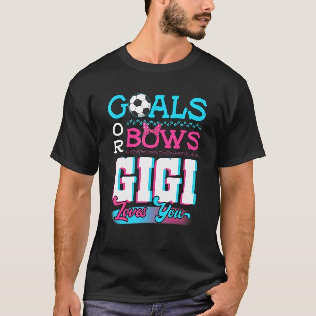 T-shirt Objectif De Révélation De Sexe Ou Bows Gigi Vous A (Devant)